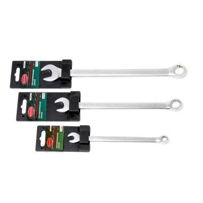 Ключ комбінований подовжений 10мм, на пластиковому утримувачі ROCKFORCE RF-75510L