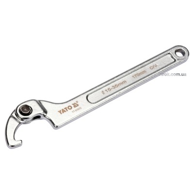 Ключ радиусный шарнирный YATO 15-35 мм 170 мм YT-01670