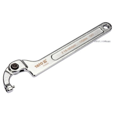 Ключ радиусный шарнирный YATO 15-35 мм 170 мм YT-01675