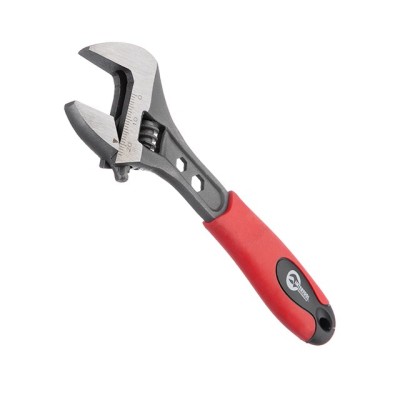 Ключ розвідний 150мм, двокомпонентна рукоятка Intertool HT-0195