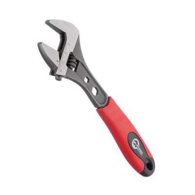 Ключ розвідний 200мм, двокомпонентна рукоятка Intertool HT-0196