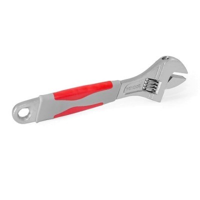 Ключ розвідний 200мм, ізольована рукоятка, нікелеве покриття Intertool XT-0020