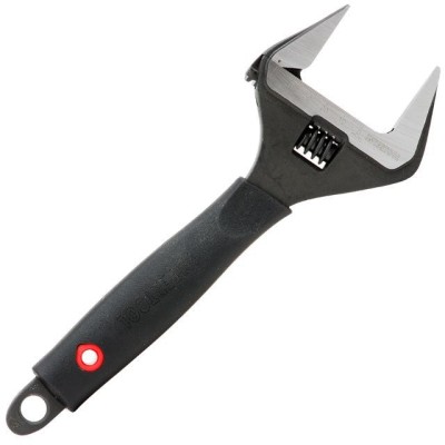 Ключ розвідний 250мм, гумова рукоятка, розведення губок 50мм, Cr-V Intertool XT-0050