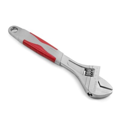 Ключ розвідний 300мм, ізольована рукоятка, нікелеве покриття Intertool XT-0030