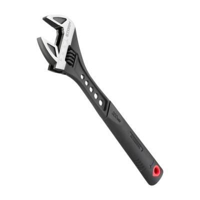 Ключ розвідний 300мм кований, рукоятка TPR, HRC 40~50, Cr-V STORM Intertool XT-0085