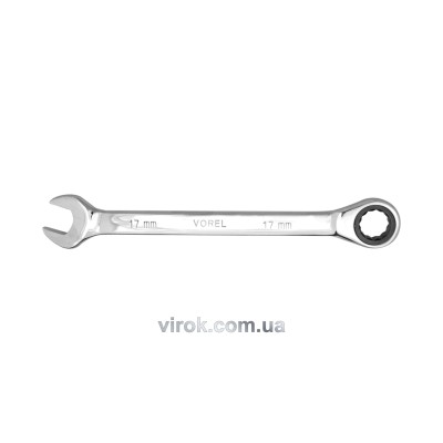 Ключ рожково-накидной с трещоткой VOREL М11 мм 52653