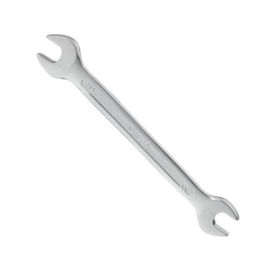 Ключ ріжковий 12-13мм Cr-V, покриття сатин-хром; DIN3110 STORM Intertool XT-1112