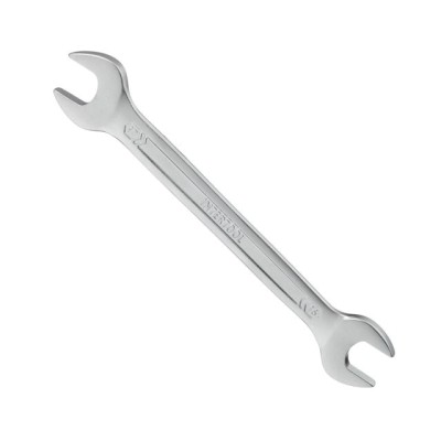 Ключ ріжковий 16-17мм Cr-V, покриття сатин-хром; DIN3110 STORM Intertool XT-1116