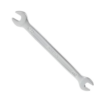 Ключ ріжковий 8-9мм Cr-V, покриття сатин-хром; DIN3110, STORM Intertool XT-1108