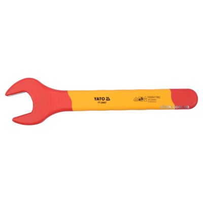 Ключ рожковый диэлектрический YATO М27 мм VDE до 1000 В YT-20967