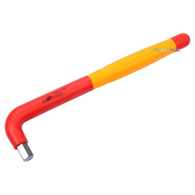 Ключ шестигранный Г-образный диэлектрический YATO HEX 10 x 52 x 235 мм VDE до 1000 В YT-21126