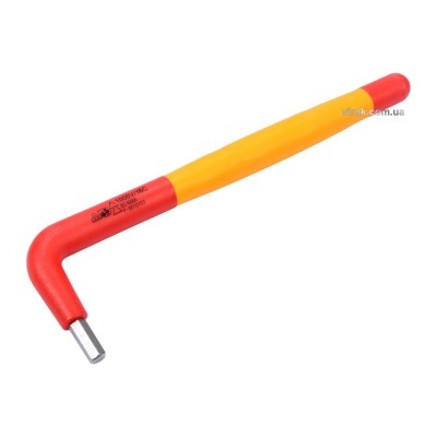 Ключ шестигранный Г-образный диэлектрический YATO HEX 5 x 45 x 160 мм VDE до 1000 В YT-21122