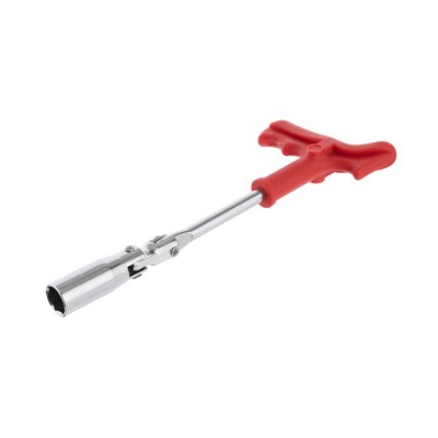 Ключ свічковий Т-подібний із шарніром 16х250 мм Intertool HT-1717