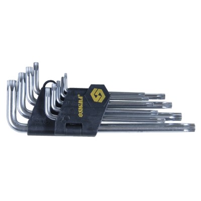 Ключи TORX 9шт T10-T50мм CrV средние с отверстием SIGMA 4022221