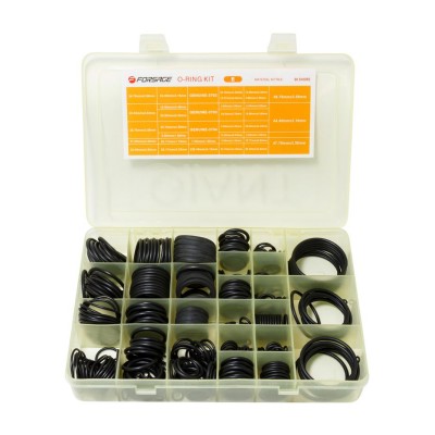 Кольца уплотнительные резиновыемаслобензостойкие, 396 предметов Forsage F-734