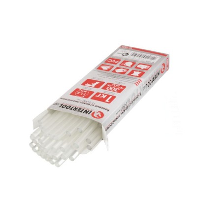 Комплект клейових стрижнів прозорих 11.2мм*300мм, уп. 1кг, картонна упаковка Intertool RT-1025