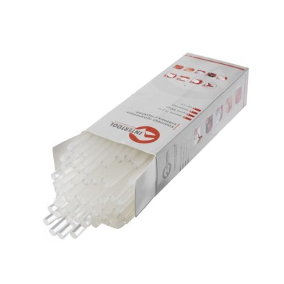 Комплект клейових стрижнів прозорих 11.2мм*300мм, уп. 2кг, картонна упаковка Intertool RT-1024