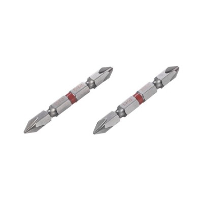 Комплект викруткових насадок PH2/PH1 1/4"*60мм, S2, уп. 2шт., STORM Intertool VT-0230