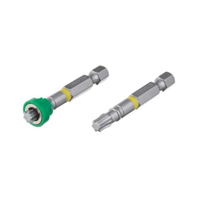 Комплект викруткових насадок Torx з обмежувачем T30 1/4"*50мм, S2, уп. 2шт., STORM Intertool VT-0232