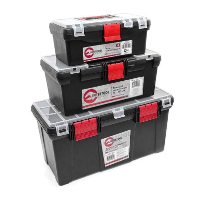 Комплект ящиків для інструментів 3шт (ВХ-0125 13" ВХ-0016 16" ВХ-0205 20.5") Intertool BX-0003