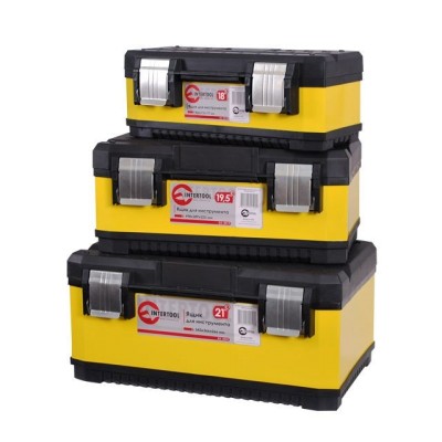 Комплект ящиків для інструментів 3шт (ВХ-2018 18"/ВХ-2019 19.8"/ВХ-2021 21") Intertool BX-2003