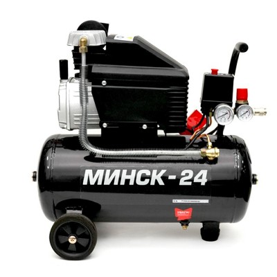 Компресор Мінськ-24, 1.5 кВт, 220 В, 8 атм, 205 л/хв Intertool PT-0020