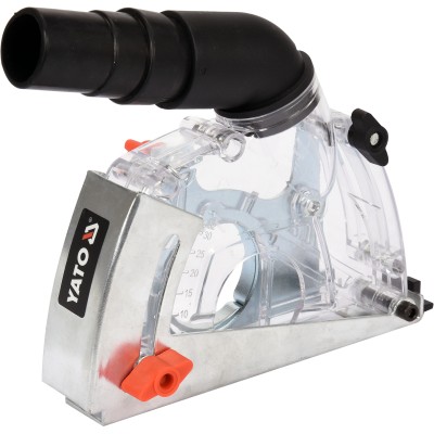 Кожух пылезащитный YATO к КШМ на диск ?115 / 125 мм, глубина реза 32мм, диапазон 28-36 мм YT-82992