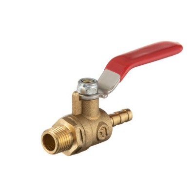 Кран кульовий повітряний, латунь, зовнішнє різьблення 1/4" на шланг 6мм, STORM Intertool PT-1886