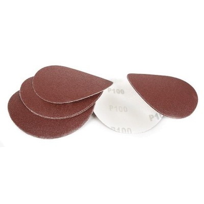 Круг наждачный самоклеющийся 125мм, бумага класс E, плотность 220 г/м2, К100, уп. 10ед Intertool BT-0561