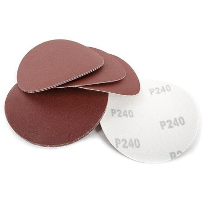 Круг наждачный самоклеющийся 125мм, бумага класс С, плотность 120 г/м2, К240, уп. 10ед Intertool BT-0524