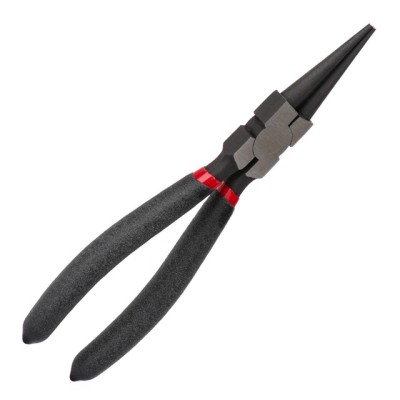 Круглогубцы 190мм, 40CrV, фосфатированные, полированные, обливные двухслойные рукоятки, STORM Intertool NT-0150