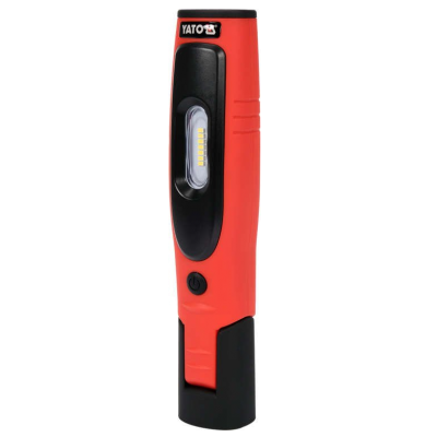 Ліхтар акумулят. Li-Ion- 3.7V, YATO з 3,5 Вт і 3 Вт світлодіодами, магнітом в компл. з USB зарядн. YT-085081