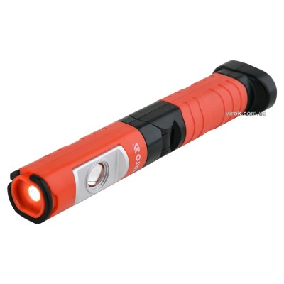 Лампа светодиодная аккумуляторная YATO Li-Ion 3.7 В 5+1 Вт 500+250 лм / 120 лм YT-08562