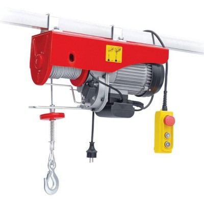 Лебідка електрична 220/230В, 900Вт, 250/500кг, трос 4.2мм*12м Intertool GT1482