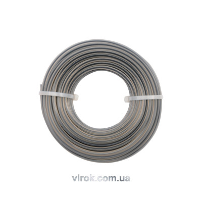 Леска для триммера 3-угольная FLO 2.4 мм x 15 м 89470