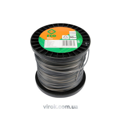 Леска для триммера 3-угольная на котушке FLO 2.4 мм x 90 м 89473 Леска для триммера 3-угольная на котушке FLO 2.4 мм x 90 м 89473
