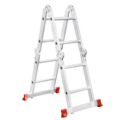 Сходи алюмінієві мультифункціональні трансформер 4*2 ступ. 2.38м Intertool LT-0028