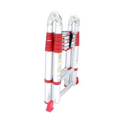 Сходи алюмінієві телескопічні розкладні універсальні 12ступ., 3.85м Intertool LT-3039