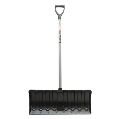 Лопата для уборки снега 620*280мм с ручкой 970 мм Intertool FT-2090