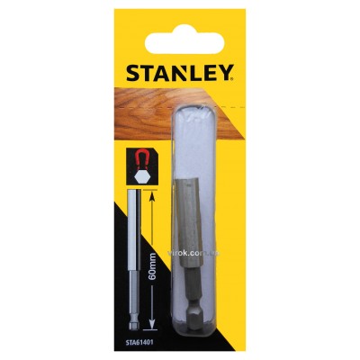 Магнитный держатель для отверточных насадок STANLEY 60 мм STA61401-XJ Магнитный держатель для отверточных насадок STANLEY 60 мм STA61401-XJ