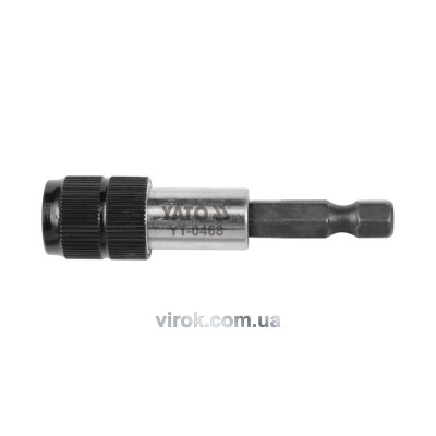Магнитный держатель для отверточных насадок YATO быстросменный 1/4" 60 мм YT-0468
