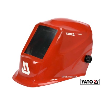 Маска сварщика с автозатемненным светофильтром YATO 100 х 50 мм YT-73925
