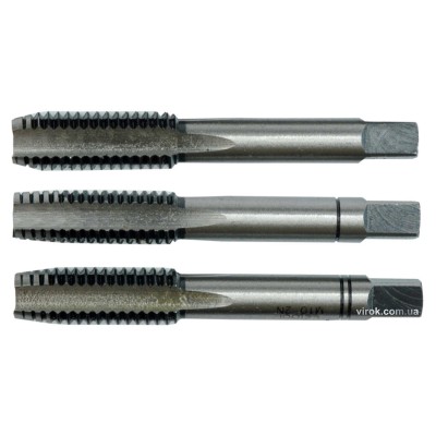 Метчик VOREL М5 х 0.8 мм 50 мм 3 шт 24320