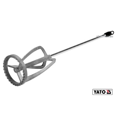 Миксер для краски и клея оцинкованный YATO ?100 x 500 мм HEX 10-20 кг YT-54952