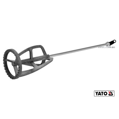 Миксер для краски и клея оцинкованный YATO ?125 x 600 мм M14 20-30 кг YT-54953