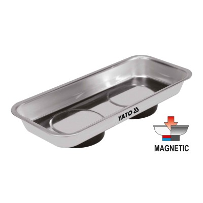 Миска прямоугольная с магнитом YATO 152 х 68 х 16 мм YT-08312