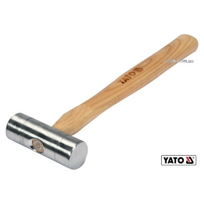 Молоток алюминиевый YATO ?30 x 280 мм 150 г YT-45280
