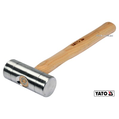 Молоток алюминиевый YATO ?40 x 300 мм 300 г YT-45281