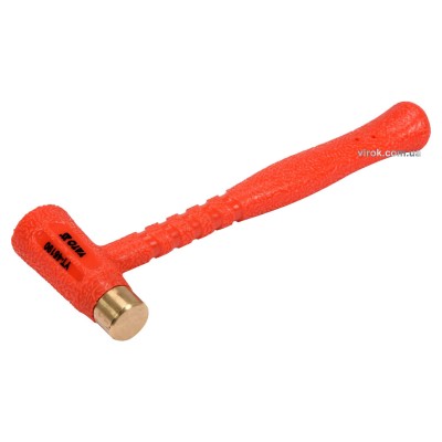 Молоток безынерционный с латунным бойком YATO 20 мм 220 мм 300 г YT-46190