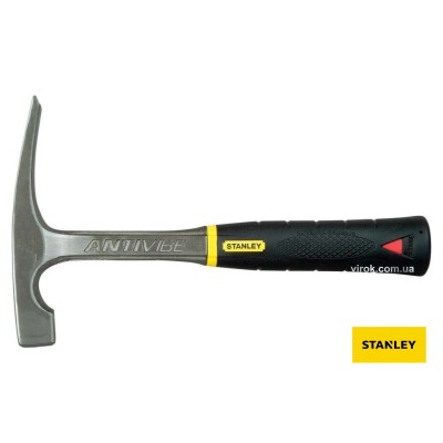 Молоток муляра STANLEY "AntiVibe" с металлической ручкой 570 г 1-54-022